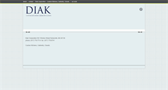 Desktop Screenshot of diakcorporation.com